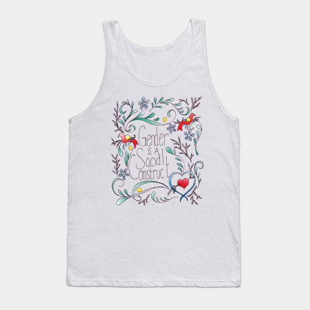 Gender Is A Social Construct Tank Top by FabulouslyFeminist